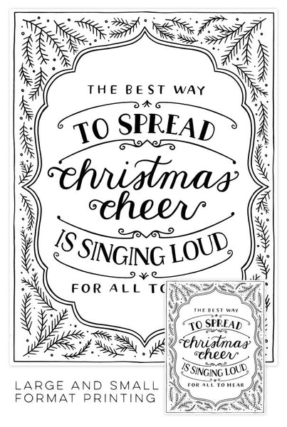 Christmas Cheer Elf Poster