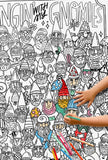 Hangin' with my Gnomies Coloring Poster