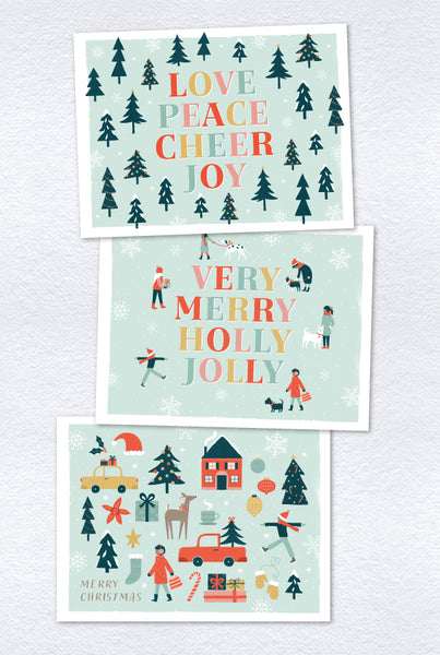 City Christmas Poster Pack