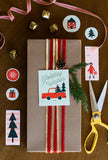 Christmas in the City Gift Tags + Wrapping Paper