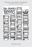 100 Books Coloring Poster