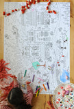 GIANT Valentine's Day Coloring Poster