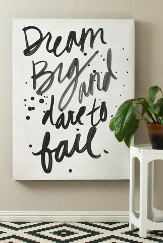 Dream Big Script Printable