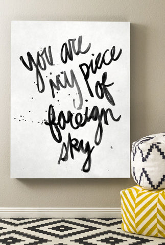 My Piece of Foreign Sky