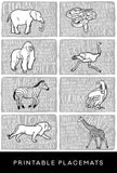 Fun Fact Placemats: African Animals