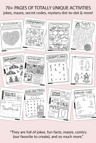 Legendary Monsters: Cryptids Coloring + Activity Book