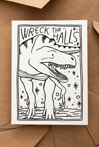 Dinosaur Holiday Card