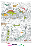 Dinosaur Scene Giant Coloring Poster