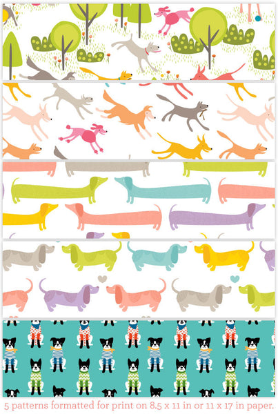 Dog Days Wrapping Paper