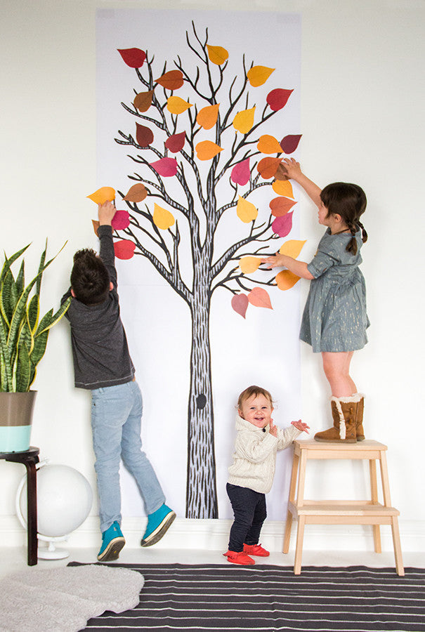 Draw Together Thankful Tree