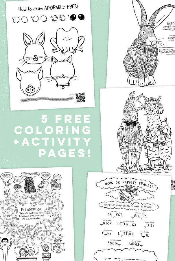 Easter Coloring + Activity Pages - AVAILABLE MARCH 26 - 30TH ONLY!