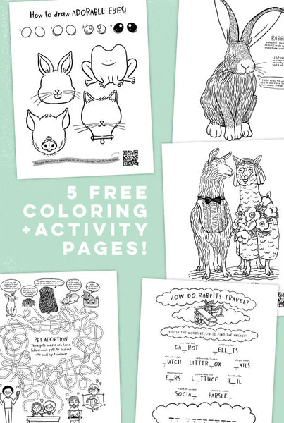 Easter Coloring + Activity Pages - AVAILABLE MARCH 26 - 30TH ONLY!
