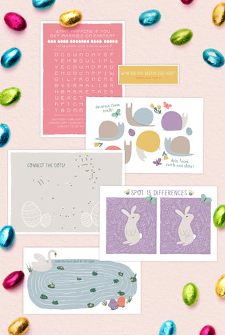 Easter Placemats and Activities
