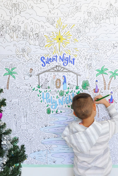GIANT Nativity Coloring Poster