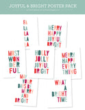 Joyful and Bright Poster Pack