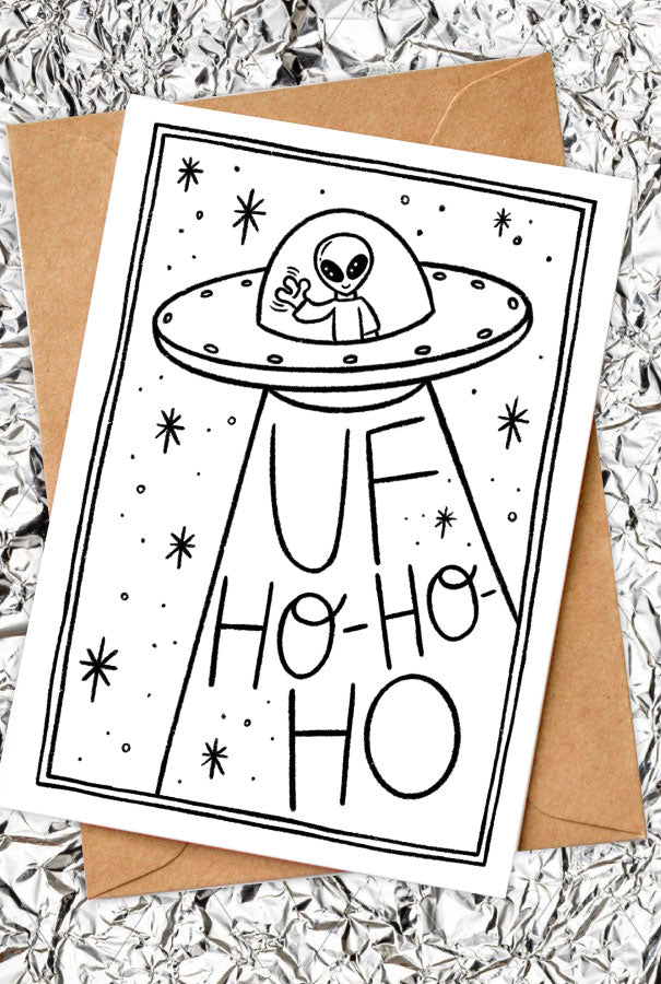 UFO Holiday Card