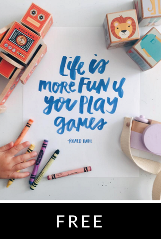 Life is More Fun Print