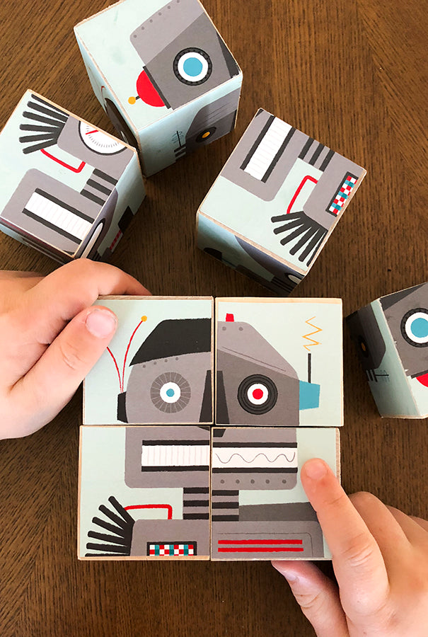 Puzzle Blocks: Robots