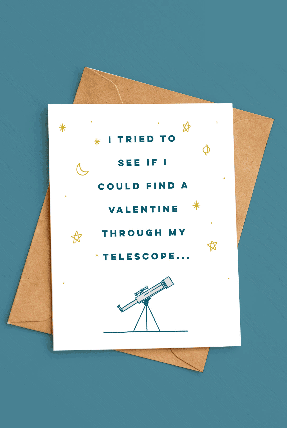 Uranus Valentines Card